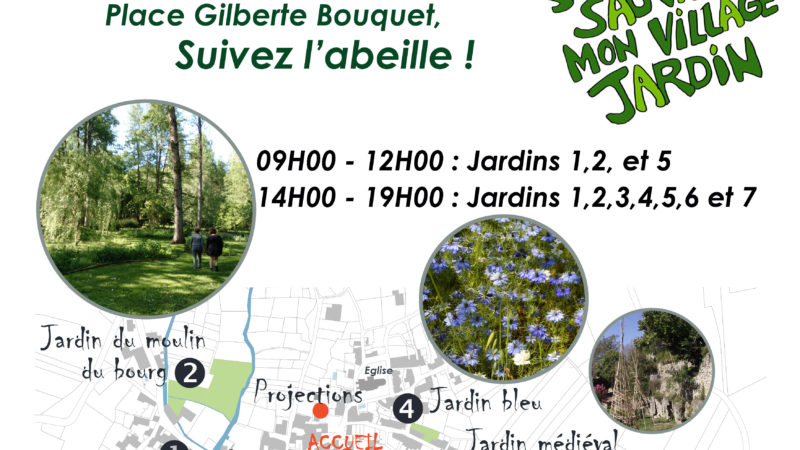 Rendez-Vous aux jardins 3 et 4 juin 2023 à Saint-Sauvant.