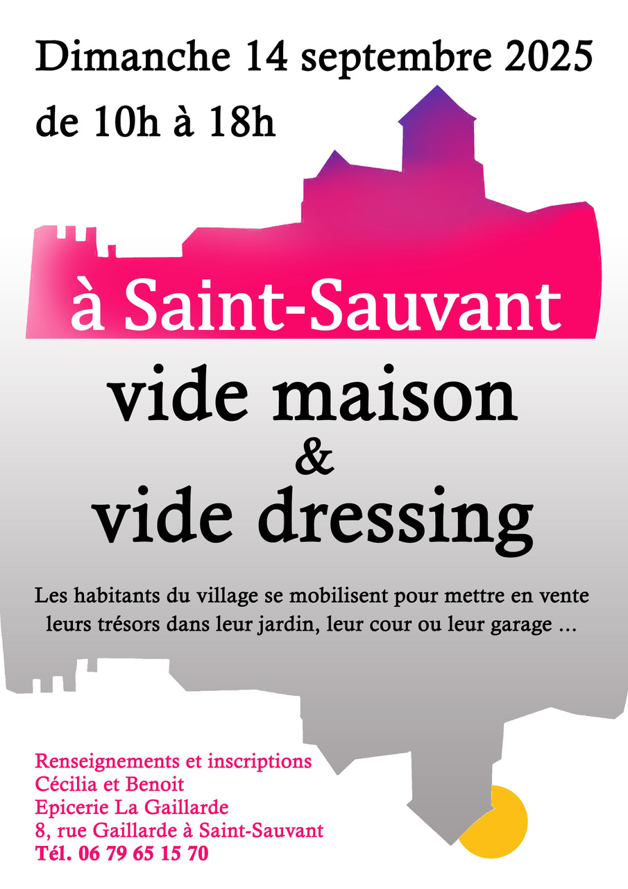 Brocante de Saint-Sauvant